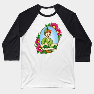 Floral Peter Baseball T-Shirt